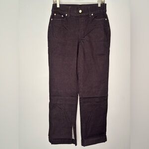 NEW d & Co.  Adaptive Jeans Women's Size 8 Denim Company Dark Wash Blue Pull On